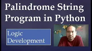20. Palindrome String Program in Python