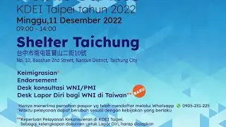 PROSEDUR PERPANJANG PASPOR MANDIRI DI TAIWAN  JADWAL 7 DESEMBER 2022 DI SHELTER TAICHUNG