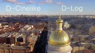 Цветовые профили D-Cinelike и D-Log коптера Phantom 4 pro