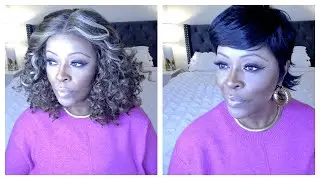 OuTre WiGpOp NieCY WiG 😍😍😍  SENSATIONNEL KINKY SPIRAL CURL 14 GLUELESS EDGES KINK & CO Sassy Short