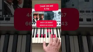 A-ha - Take On Me 🎹(piano tutorial)