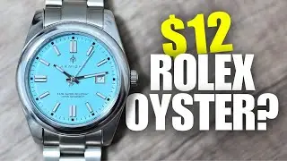 Budget Tiffany Blue! Rolex Oyster Homage // $12 AKNIGHT AK2113 Watch