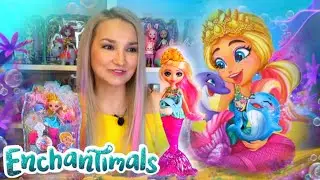 Русалка Атлантия 🧜🏻‍♀️ Энчантималс 🧜🏻‍♀️ Королева Океана 👑 Enchantimals Royals Ocean Kingdom 👑