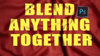 Blend Anything on Any Surface in Photoshop | How To Blend Text With Image In Photoshop