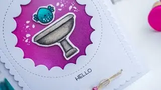 Happy Bird Bath Polychromos Coloring