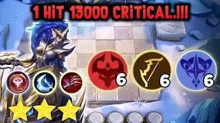 IRITHEL ABYSS 13000 CRITICAL DAMAGE.!! COMBO TRIPLE SIX MAGIC CHESS.!!
