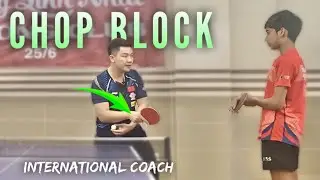 High level Backhand Chop Block 🪓 - Tutorial