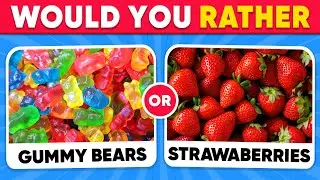 Would You Rather...? JUNK FOOD vs HEALTHY FOOD 🍟🥗 Quiz Dino