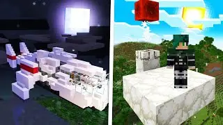 NAVE VOLANTE e ASCENSORE!! Novità più bella di MINECRAFT (floatater)