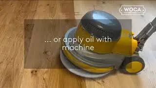 Oiling of wooden floors