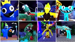 Rainbow Friends Chapter 2 Jumpscares Found 3d Person Camera View #roblox
