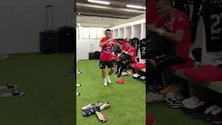 Junior de barranquilla walmer pacheco bailando champeta😱😳