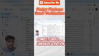 Learn Email Verification In Flutter using Firebase | 2024 |  Easy Method | Hindi/Urdu