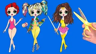15 Mẹo Thủ Công Cho Búp Bê Giấy / Trang Phục Siêu Anh Hùng Cho Búp Bê Lol