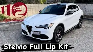 Alfa Romeo Stelvio DIY full Lip kit