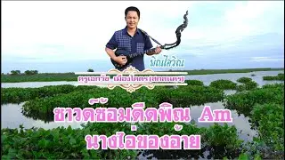 ซาวด์ซ้อมดีดพิณ  เพลงนางไอ่ของอ้าย (คีย์ Am)