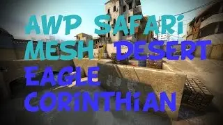 Desert Eagle | Corinthian + AWP w/ 400$ stickers gameplay