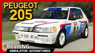 BeamNG: Peugeot 205 Mod UPDATE - MASSIVELY IMPROVED!