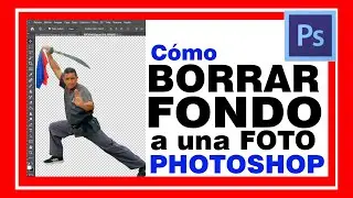 BORRAR FONDO en PHOTOSHOP a una FOTO o imagen.  Aprende cómo eliminar el fondo de una foto.