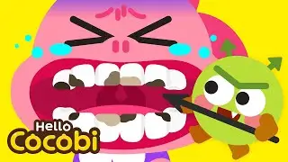 Toothbrush Hero VS Germs🦷😈 Brush Your Teeth Song | Nursery Rhymes For Kids | Hello Cocobi