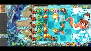 Game Play Plants Vs Zombies2 Frostbite Caves Day 30