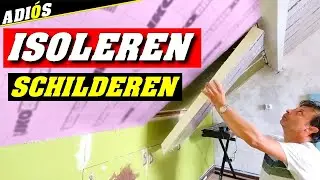 INSULATING THE ROOF AND PAINTING THE ATTIC / insulating the ceiling with PIR boards.