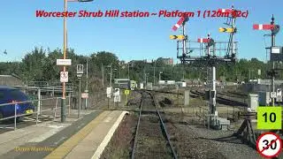 London Paddington to Hereford train Cab Ride - 4K