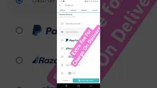 Smart COD - Extra Fee for Charge On Delivery (Flutter E-Commerce App)