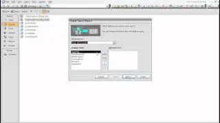 V-Train - 2003 Microsoft Access 1 -- Creating A Select Query