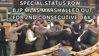 Special Status Row:  BJP MLAs Marshalled Out For 2nd Consecutive Day