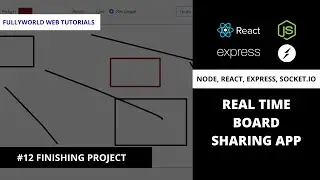 #12 Finishing Project | Node Js React Js Real-Time White Board Sharing App