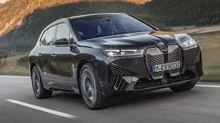 BMW iX (2022) driving scenes