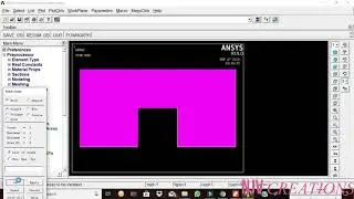 ANSYS : CONVECTIVE HEAT TRANSFER ANALYSIS OF A 2D COMPONENT