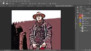 Comics Book photoshop action by RedVokinputs (Tutorial Video)