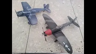 1/48 scale reno air race kit-bash model airplane completion.
