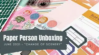 Paper Person Unboxing || June 2021 || Craft Haul