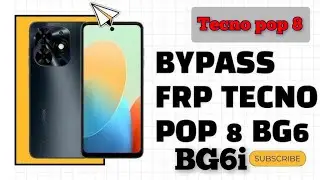 TECNO POP 8 / BG6i Frp bypass/ remove google account from All new TECNO phone in 1click 100% working