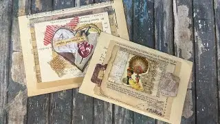 Book Page Challenge : Layered Booklets with Journal Space 