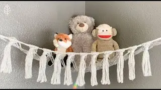 Macrame Plushie Hammock / Advanced Pattern Rock Mountain Co.
