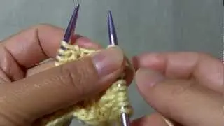 How to knit YO (Yarn Over)