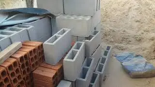 contruido caza com broca de simento