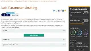 Web Security Academy | Web Cache Poisoning | 7 - Parameter Cloaking