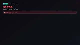 Git Tutorial #5 - Stash & Cleaning