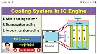 I.C Engine Cooling System|Thermosyphon cooling system|Forced circulation cooling system
