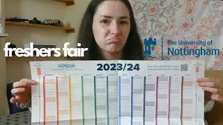 uni of nottingham freshers fair vlog *freshers 2023*