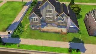 The Sims 4:Craftsman Home:Speed Build 