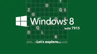 Windows 8 build 7915 (ARM) in QEMU - let's take a tour