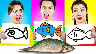 رسم وتناول التحدي | حروب المزحة