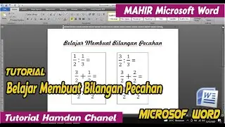 Learn to Make Fractions in Microsoft Word