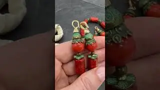 Авторское украшение с КОРАЛЛОМ из коллекции ДИНАСТИЯ. 
